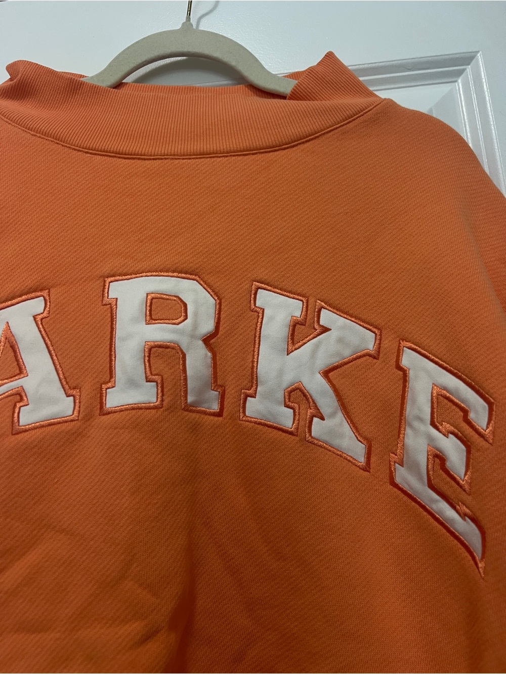 PARKE Orange Mockneck - Picture 3 of 6